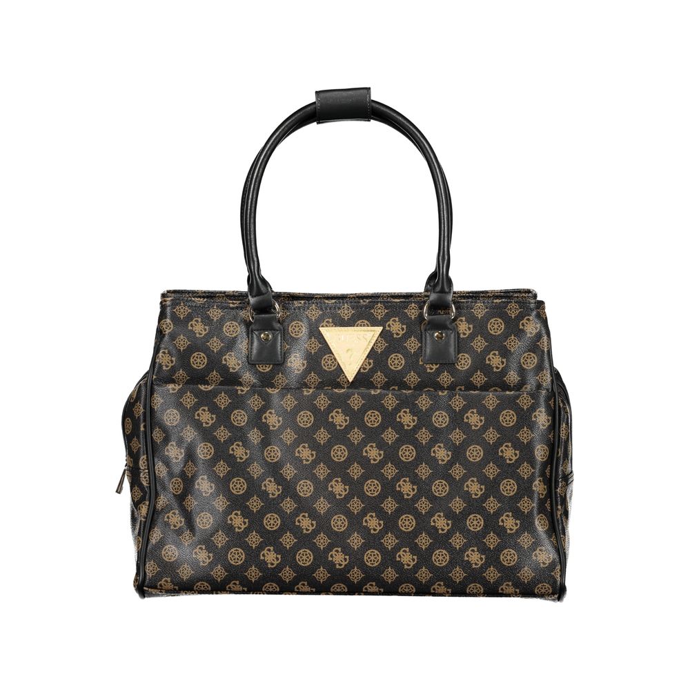 Guess Brown Polyethylene Handbag - Luksusmuotia Guess Jeans - Tutustu YVES JAVANNI® 