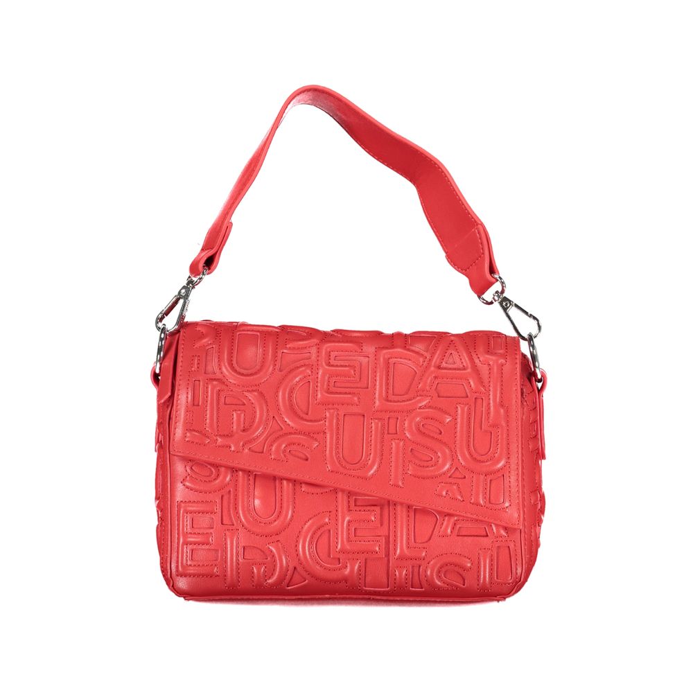 Desigual Red Polyethylene Handbag - Luksusmuotia Desigual - Tutustu YVES JAVANNI® 