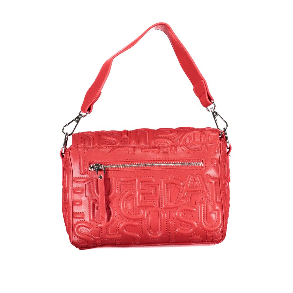 Desigual Red Polyethylene Handbag - Luksusmuotia Desigual - Tutustu YVES JAVANNI® 