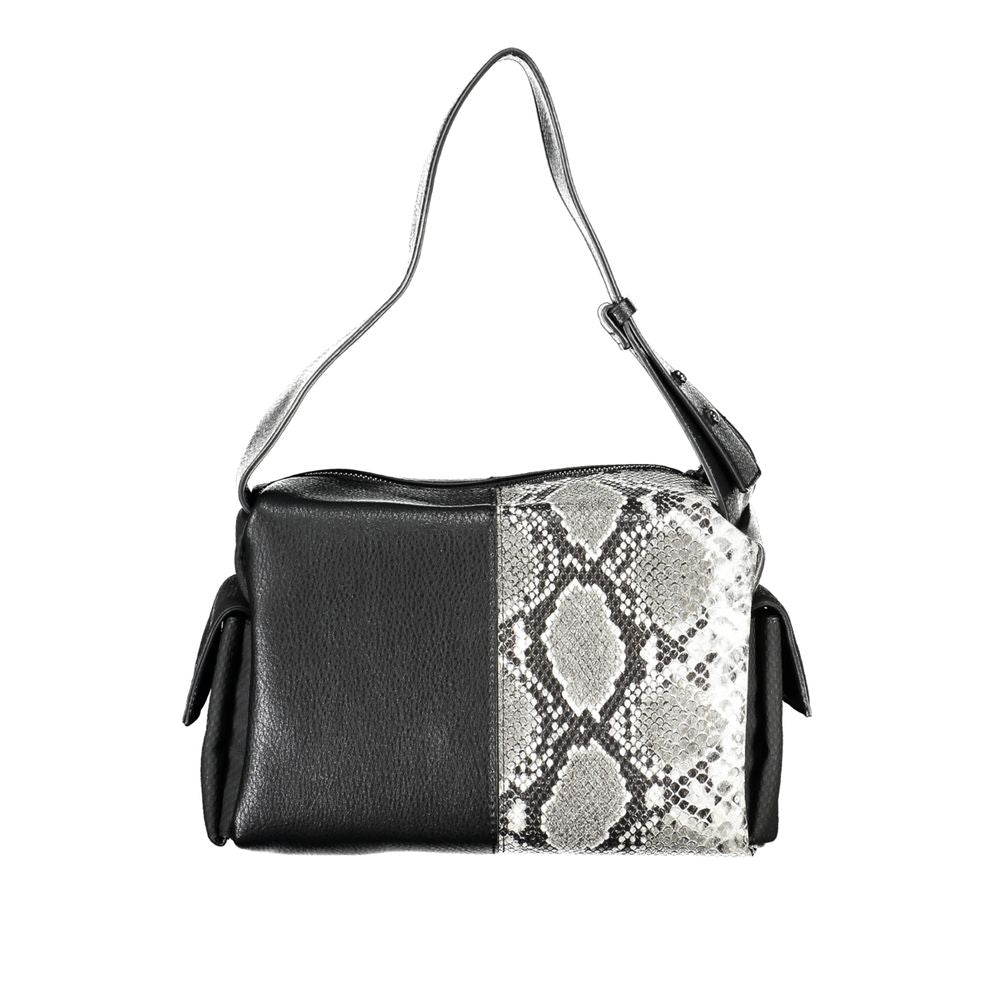 Desigual Black Polyethylene Handbag - Luksusmuotia Desigual - Tutustu YVES JAVANNI® 