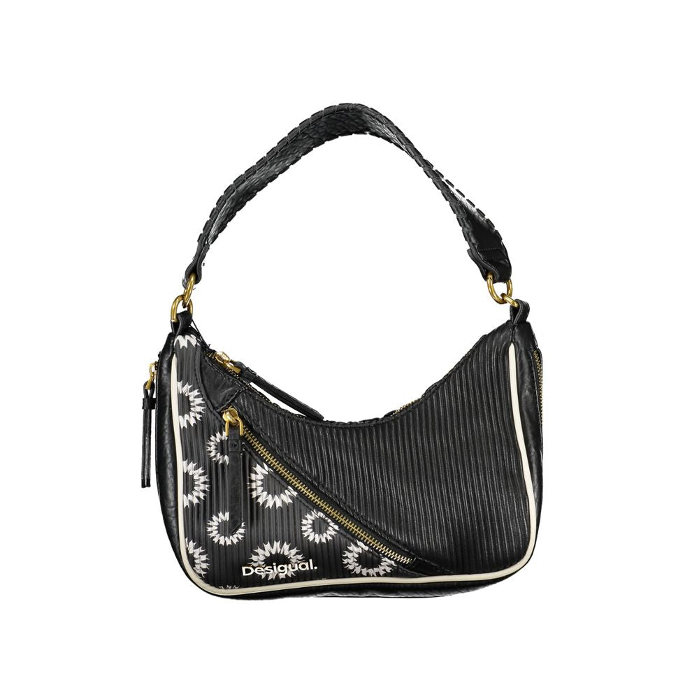 Desigual Black Polyethylene Handbag - Luksusmuotia Desigual - Tutustu YVES JAVANNI® 