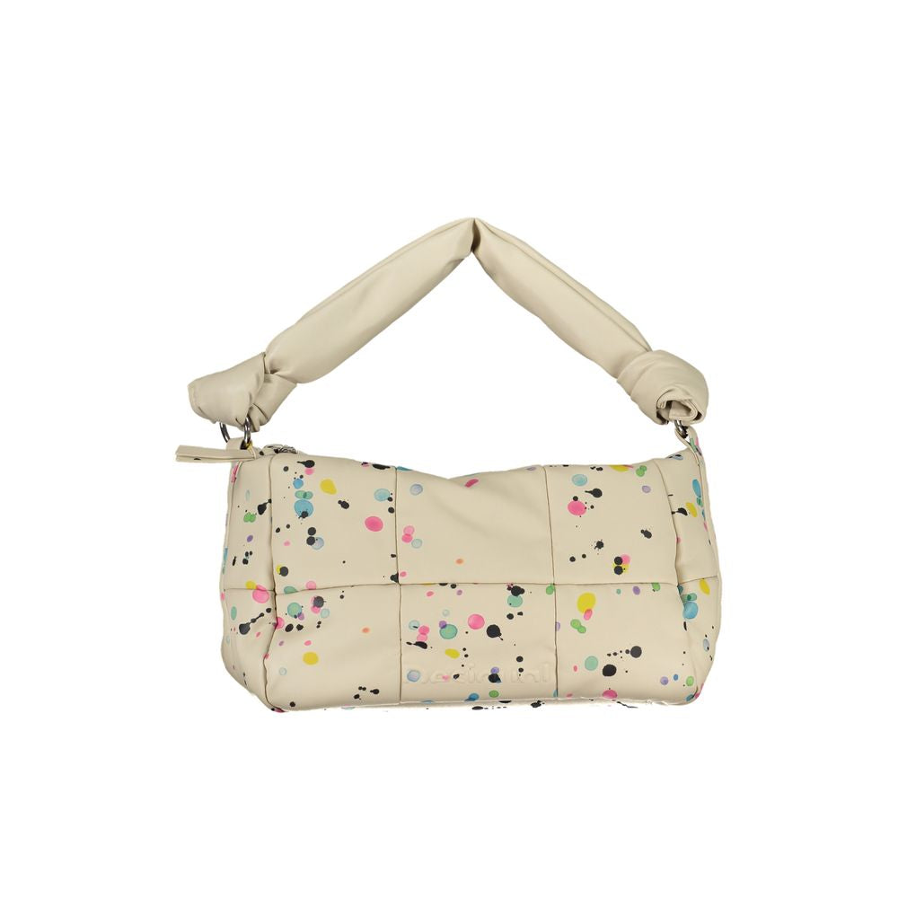 Desigual Beige Polyethylene Handbag - Luksusmuotia Desigual - Tutustu YVES JAVANNI® 