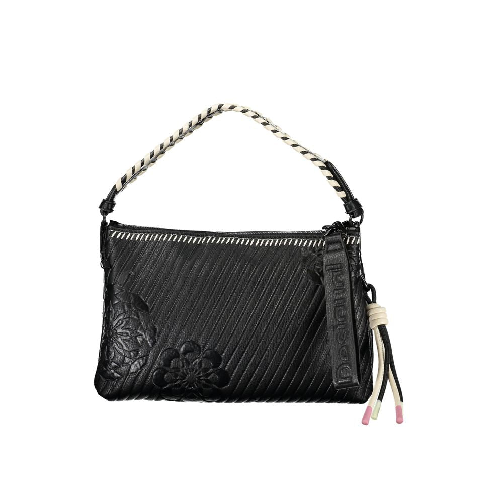 Desigual Black Polyethylene Handbag - Luksusmuotia Desigual - Tutustu YVES JAVANNI® 