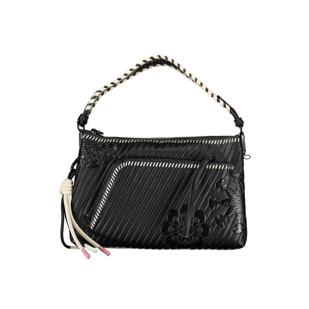 Desigual Black Polyethylene Handbag - Luksusmuotia Desigual - Tutustu YVES JAVANNI® 