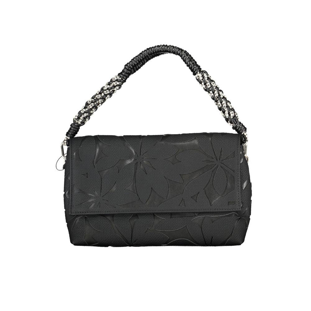 Desigual Black Polyethylene Handbag - Luksusmuotia Desigual - Tutustu YVES JAVANNI® 