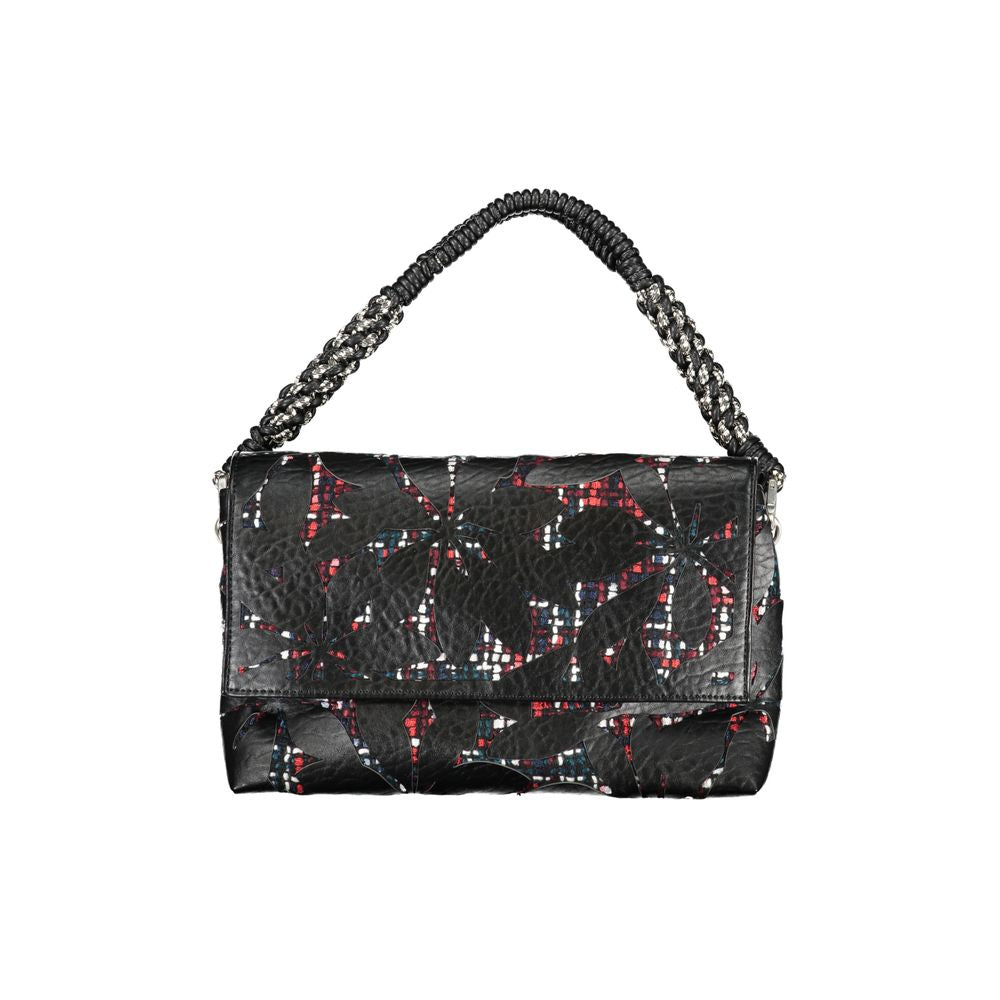 Desigual Black Polyethylene Handbag - Luksusmuotia Desigual - Tutustu YVES JAVANNI® 