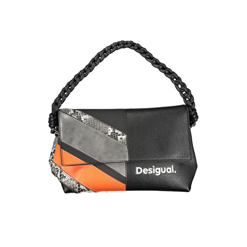 Desigual Black Polyethylene Handbag - Luksusmuotia Desigual - Tutustu YVES JAVANNI® 