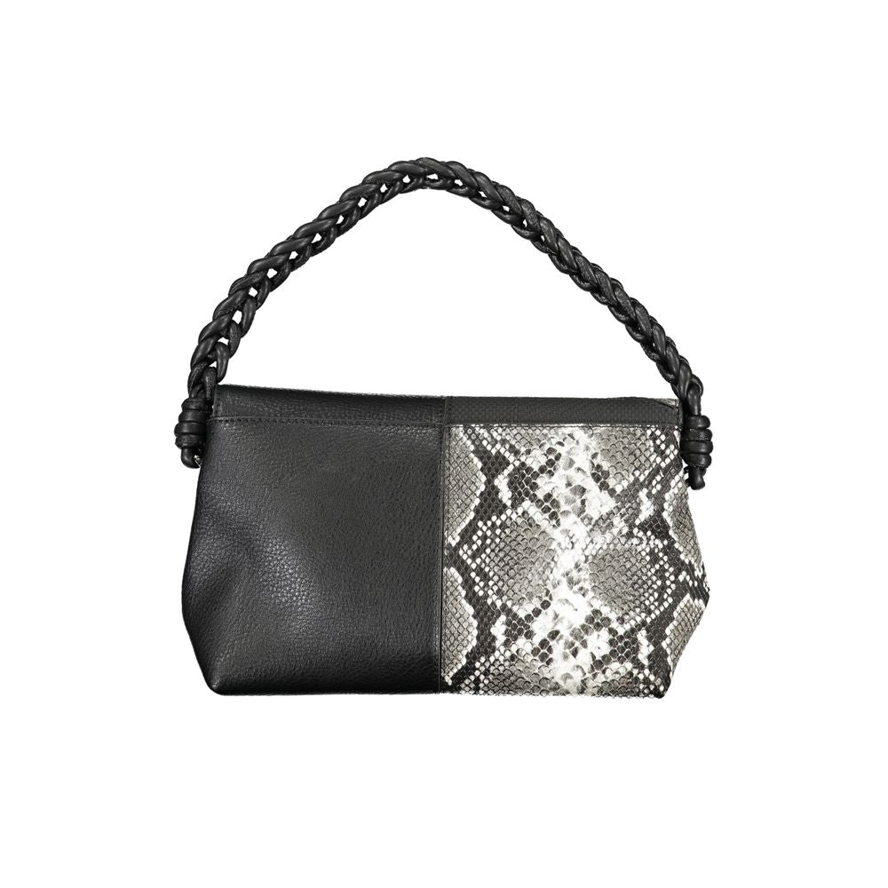 Desigual Black Polyethylene Handbag - Luksusmuotia Desigual - Tutustu YVES JAVANNI® 