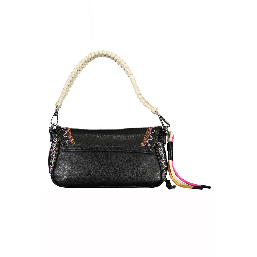 Desigual Black Polyethylene Handbag - Luksusmuotia Desigual - Tutustu YVES JAVANNI® 