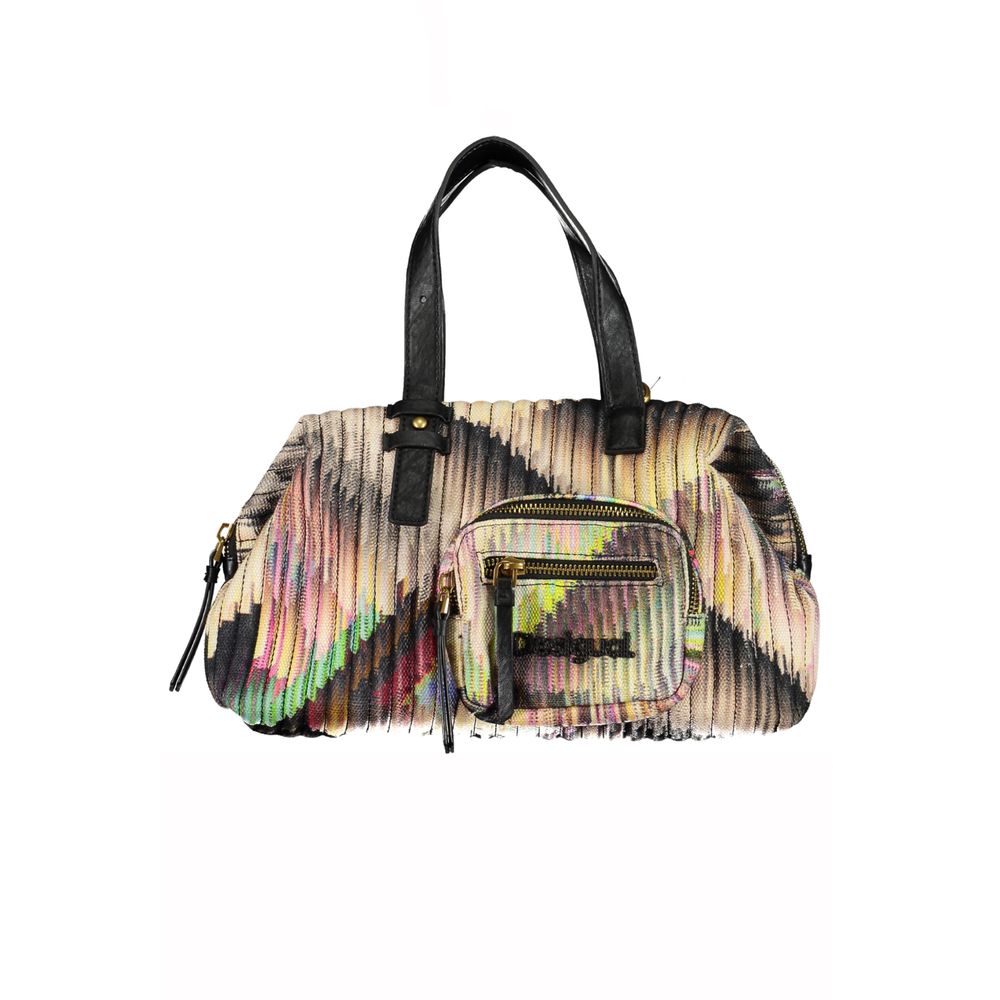 Desigual Black Polyester Handbag - Luksusmuotia Desigual - Tutustu YVES JAVANNI® 