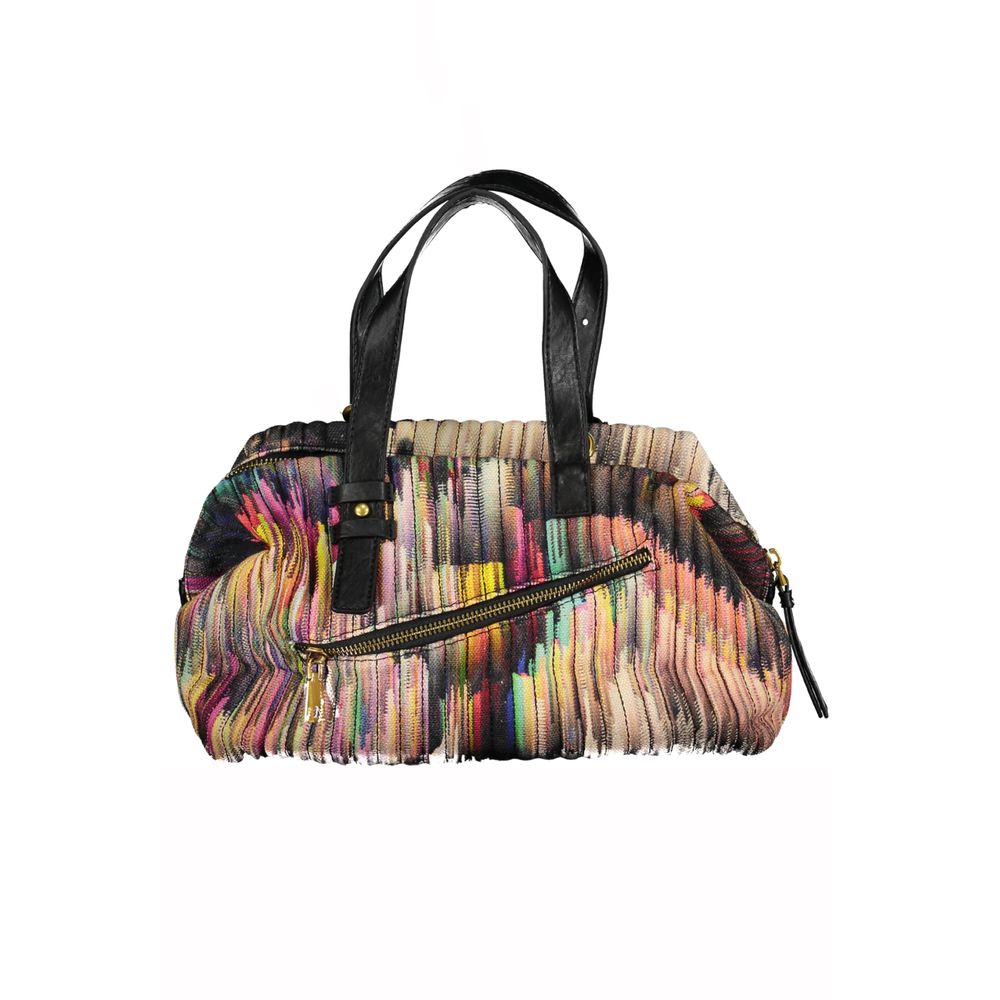 Desigual Black Polyester Handbag - Luksusmuotia Desigual - Tutustu YVES JAVANNI® 