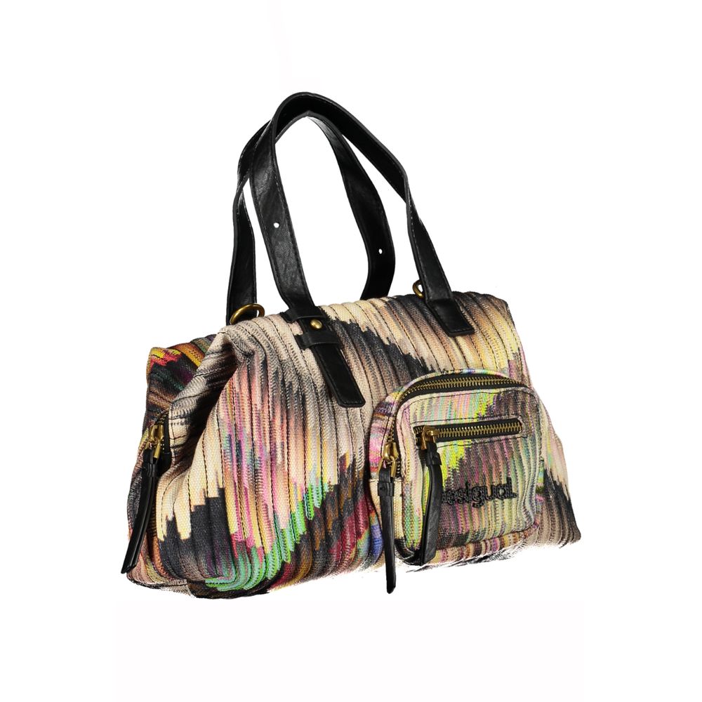 Desigual Black Polyester Handbag - Luksusmuotia Desigual - Tutustu YVES JAVANNI® 