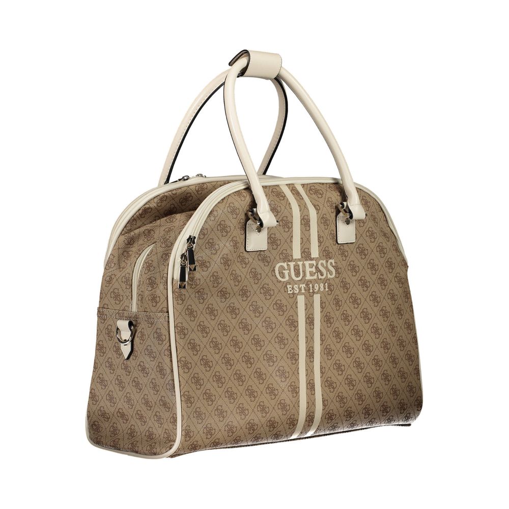 Guess Beige Polyethylene Handbag - Luksusmuotia Guess Jeans - Tutustu YVES JAVANNI® 