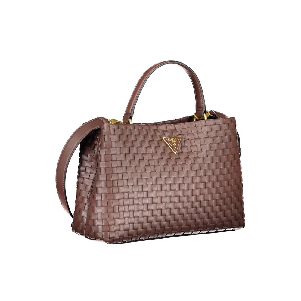 Guess Brown Polyethylene Handbag - Luksusmuotia Guess Jeans - Tutustu YVES JAVANNI® 