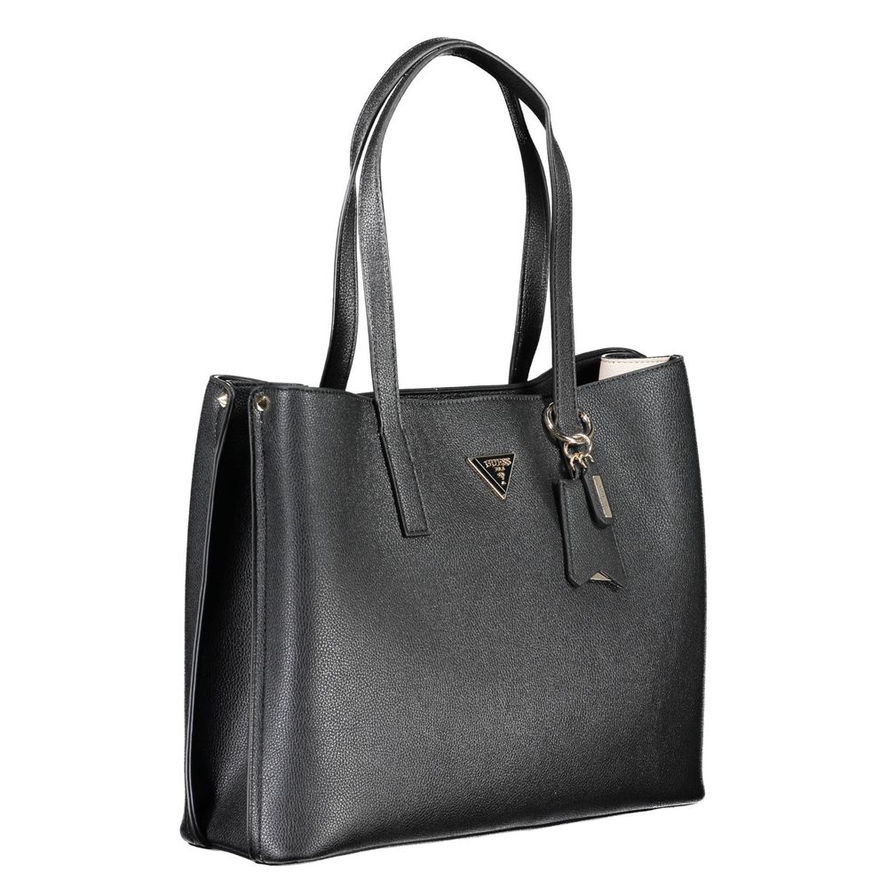 Guess Black Polyethylene Handbag - Luksusmuotia Guess Jeans - Tutustu YVES JAVANNI® 