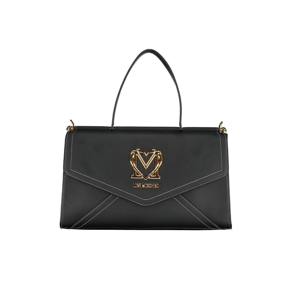 Love Moschino Black Polyethylene Handbag - Luksusmuotia Love Moschino - Tutustu YVES JAVANNI® 