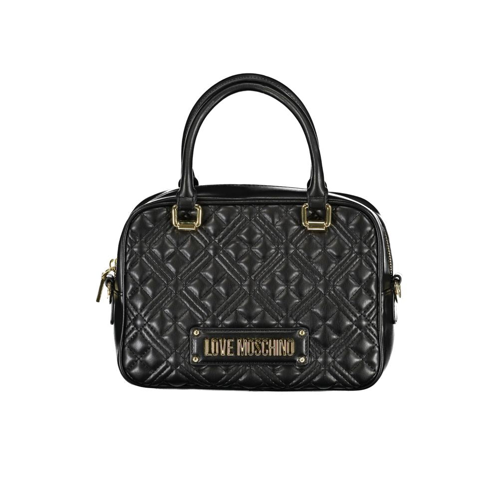 Love Moschino Black Polyethylene Handbag - Luksusmuotia Love Moschino - Tutustu YVES JAVANNI® 