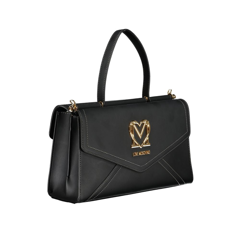 Love Moschino Black Polyethylene Handbag - Luksusmuotia Love Moschino - Tutustu YVES JAVANNI® 