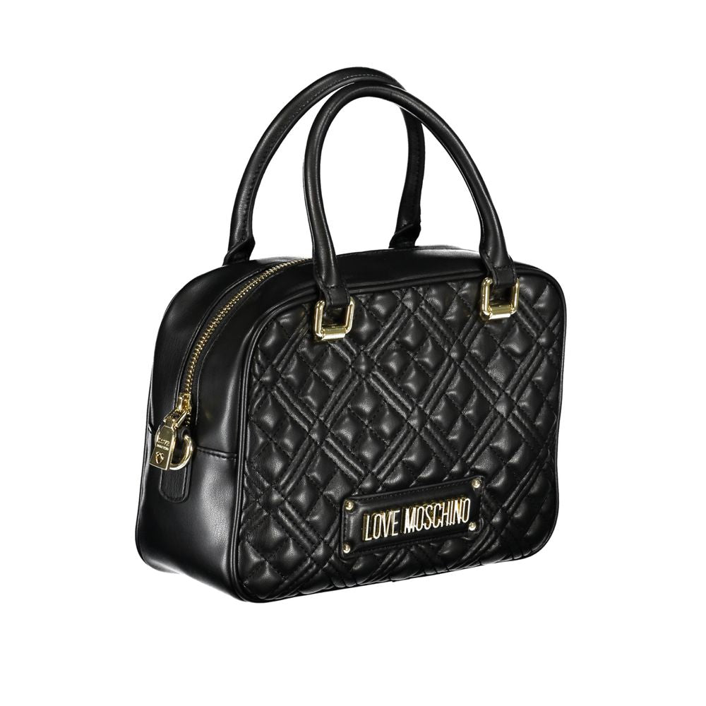 Love Moschino Black Polyethylene Handbag - Luksusmuotia Love Moschino - Tutustu YVES JAVANNI® 