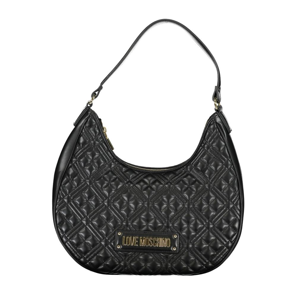 Love Moschino Black Polyethylene Handbag - Luksusmuotia Love Moschino - Tutustu YVES JAVANNI® 