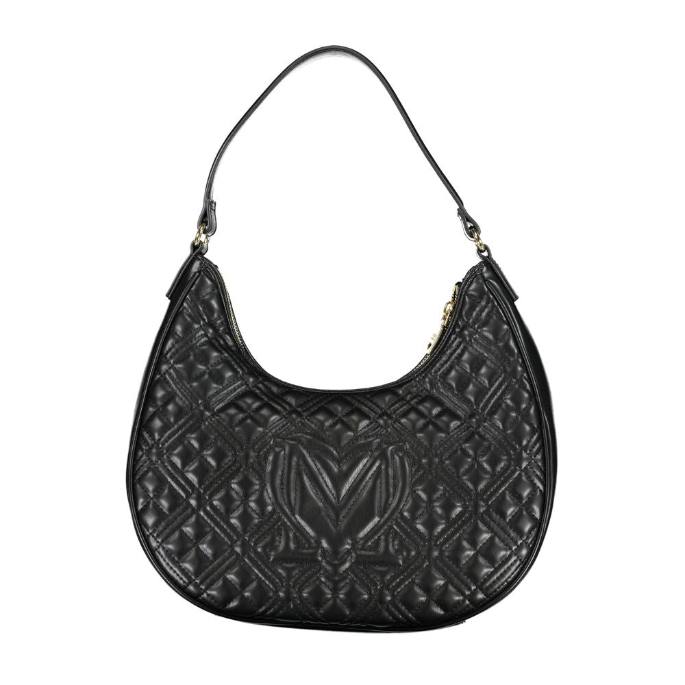 Love Moschino Black Polyethylene Handbag - Luksusmuotia Love Moschino - Tutustu YVES JAVANNI® 