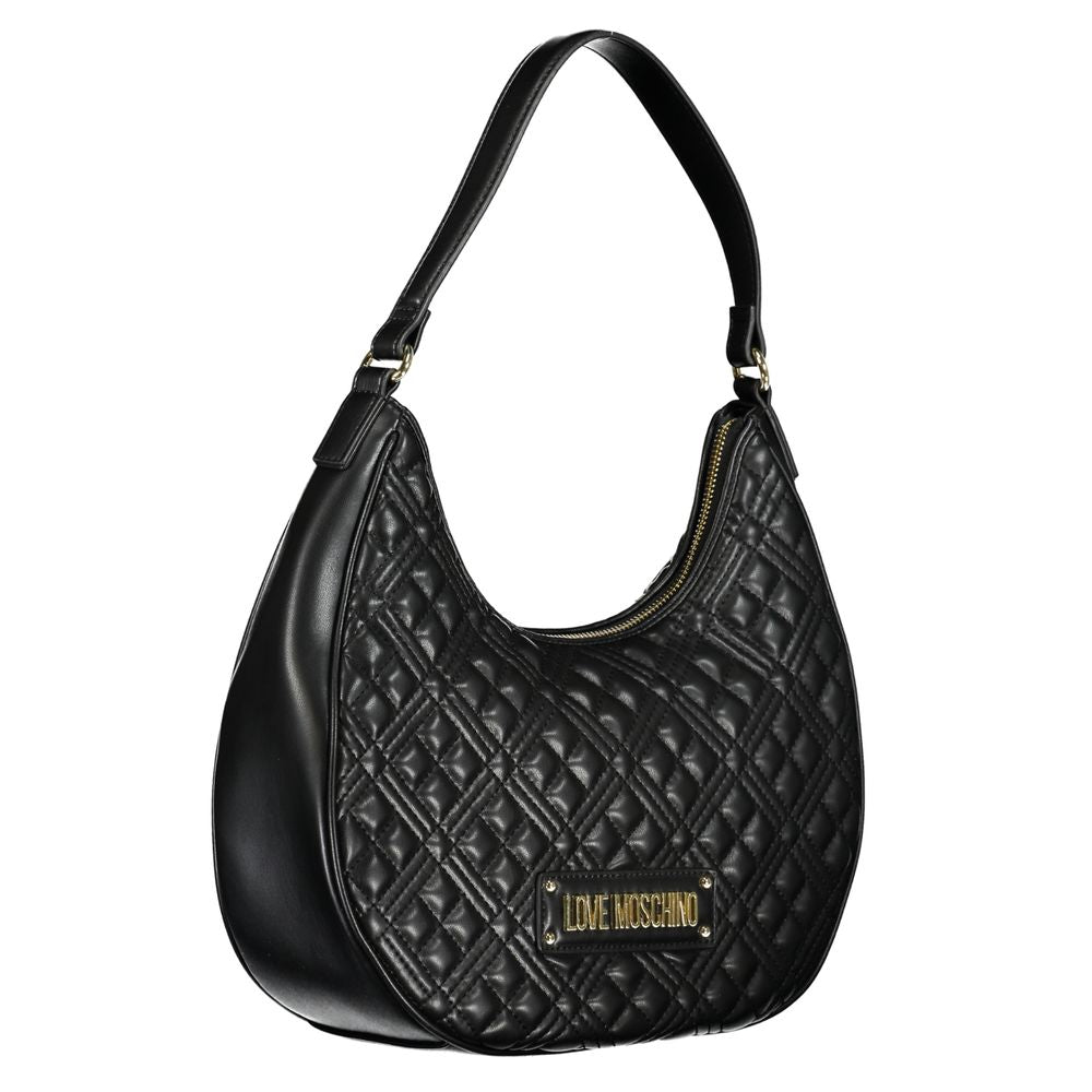 Love Moschino Black Polyethylene Handbag - Luksusmuotia Love Moschino - Tutustu YVES JAVANNI® 