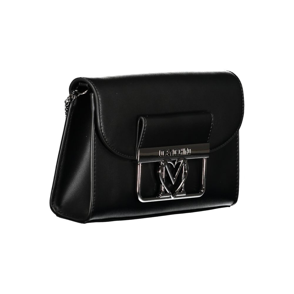 Love Moschino Black Polyethylene Handbag - Luksusmuotia Love Moschino - Tutustu YVES JAVANNI® 