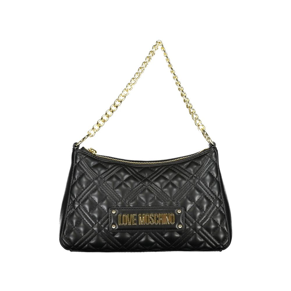 Love Moschino Black Polyethylene Handbag - Luksusmuotia Love Moschino - Tutustu YVES JAVANNI® 