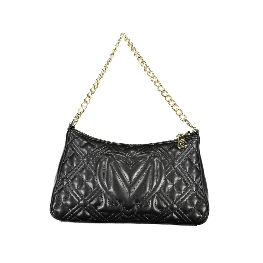 Love Moschino Black Polyethylene Handbag - Luksusmuotia Love Moschino - Tutustu YVES JAVANNI® 