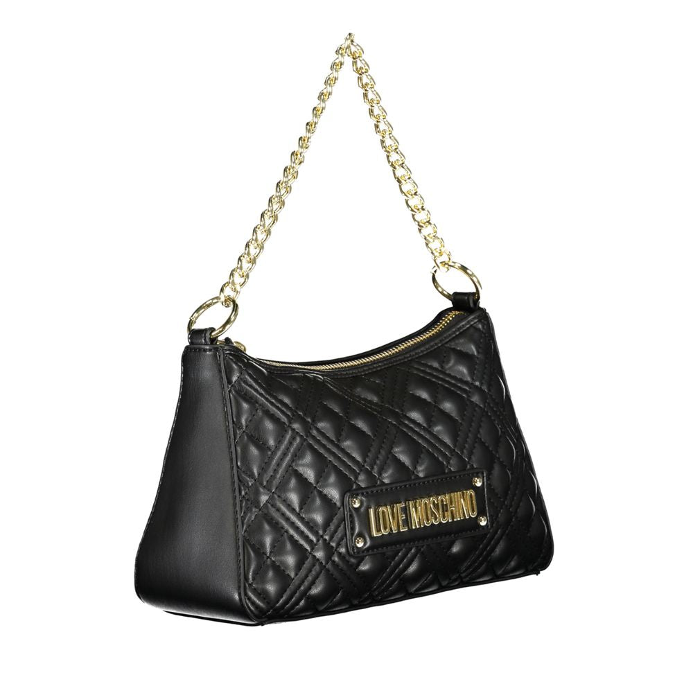 Love Moschino Black Polyethylene Handbag - Luksusmuotia Love Moschino - Tutustu YVES JAVANNI® 