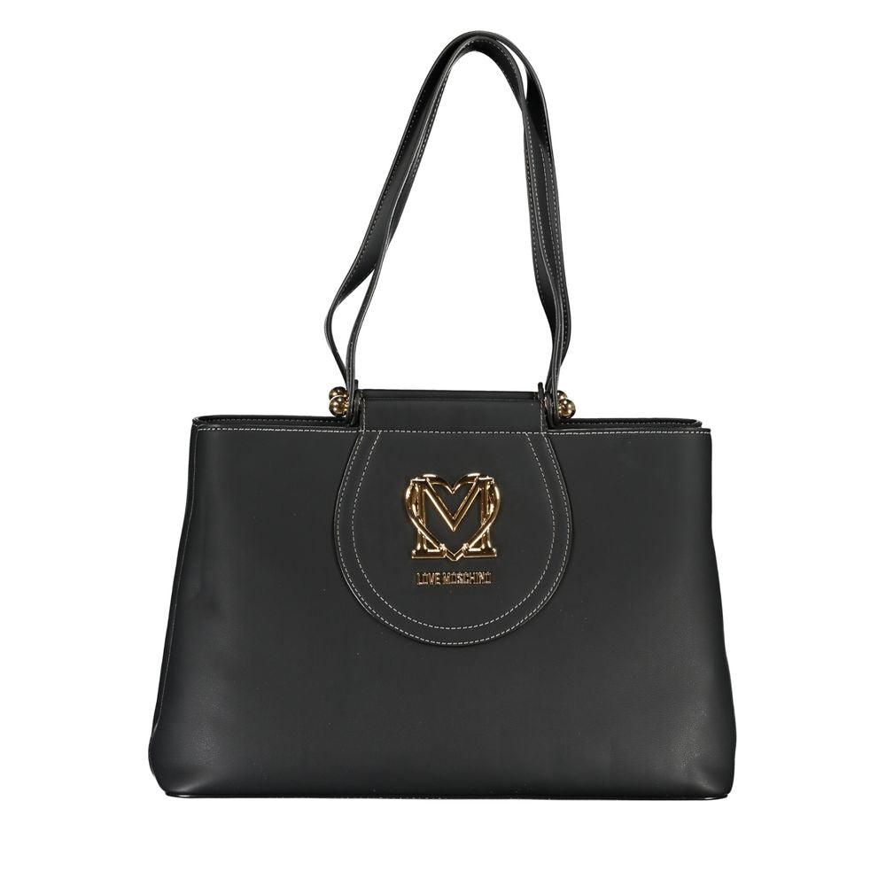 Love Moschino Black Polyethylene Handbag - Luksusmuotia Love Moschino - Tutustu YVES JAVANNI® 