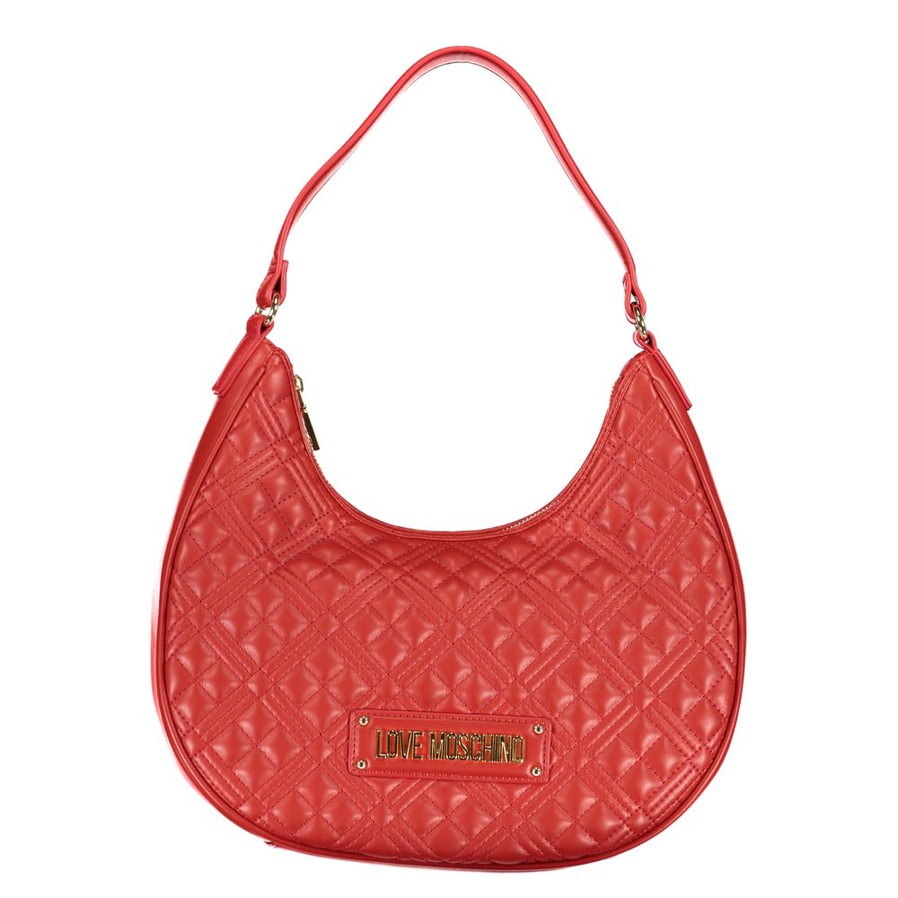 Love Moschino Red Polyethylene Handbag - Luksusmuotia Love Moschino - Tutustu YVES JAVANNI® 