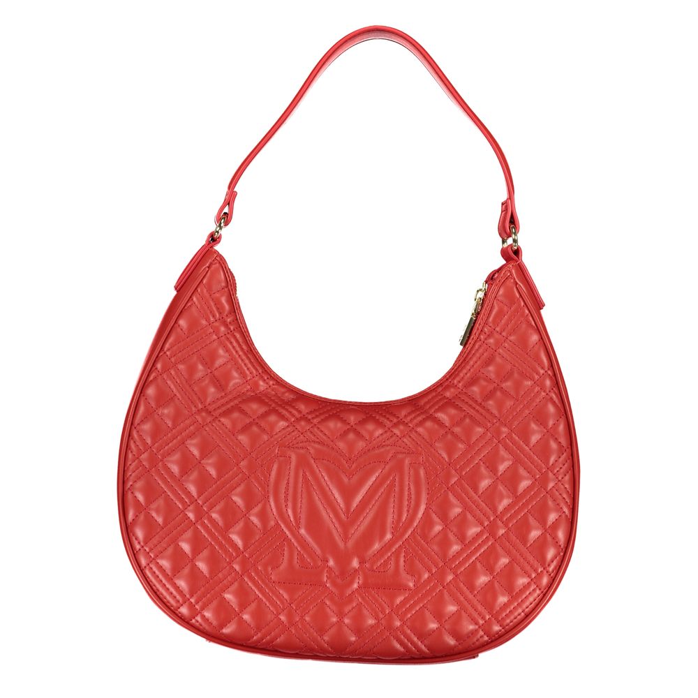 Love Moschino Red Polyethylene Handbag - Luksusmuotia Love Moschino - Tutustu YVES JAVANNI® 