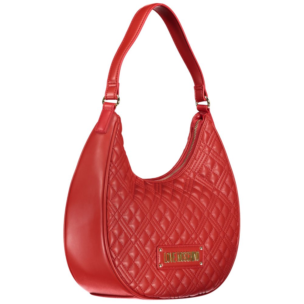 Love Moschino Red Polyethylene Handbag - Luksusmuotia Love Moschino - Tutustu YVES JAVANNI® 