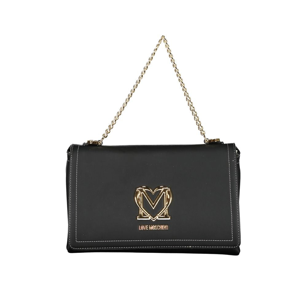 Love Moschino Black Polyethylene Handbag - Luksusmuotia Love Moschino - Tutustu YVES JAVANNI® 