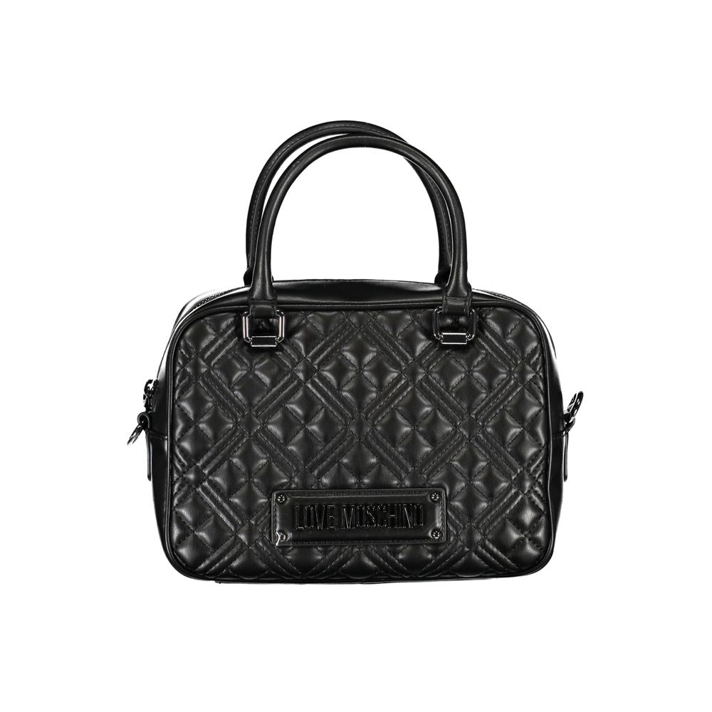 Love Moschino Black Polyethylene Handbag - Luksusmuotia Love Moschino - Tutustu YVES JAVANNI® 