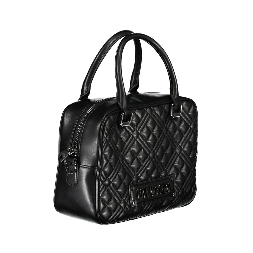 Love Moschino Black Polyethylene Handbag - Luksusmuotia Love Moschino - Tutustu YVES JAVANNI® 