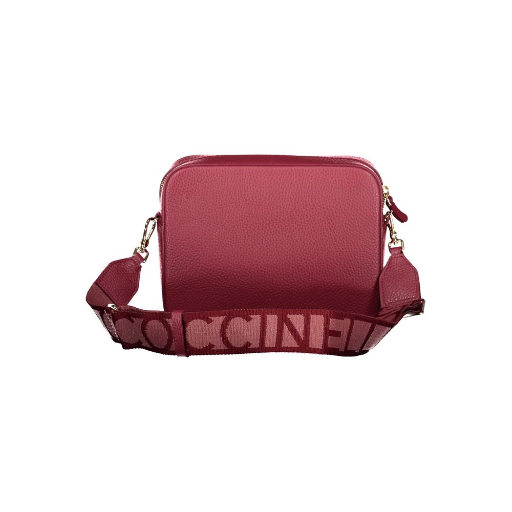 Coccinelle Red Leather Handbag - Luksusmuotia Coccinelle - Tutustu YVES JAVANNI® 