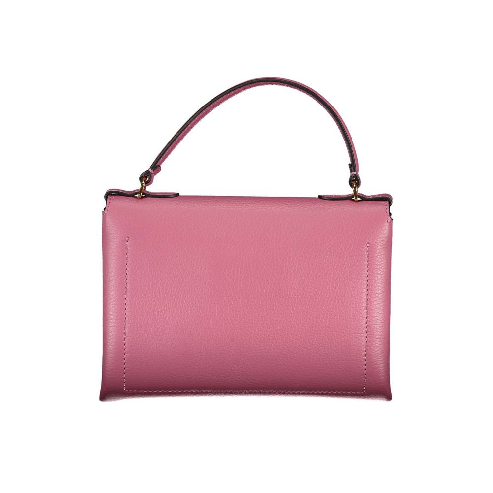 Coccinelle Pink Leather Handbag - Luksusmuotia Coccinelle - Tutustu YVES JAVANNI® 