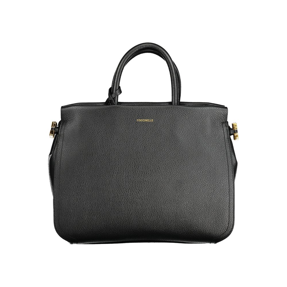 Coccinelle Black Leather Handbag - Luksuslaukut ja asusteet Coccinelle - Tutustu YVES JAVANNI® 