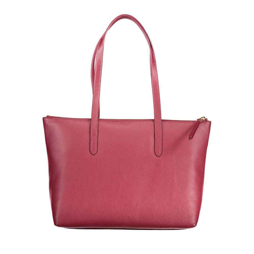 Coccinelle Red Leather Handbag - Luksusmuotia Coccinelle - Tutustu YVES JAVANNI® 