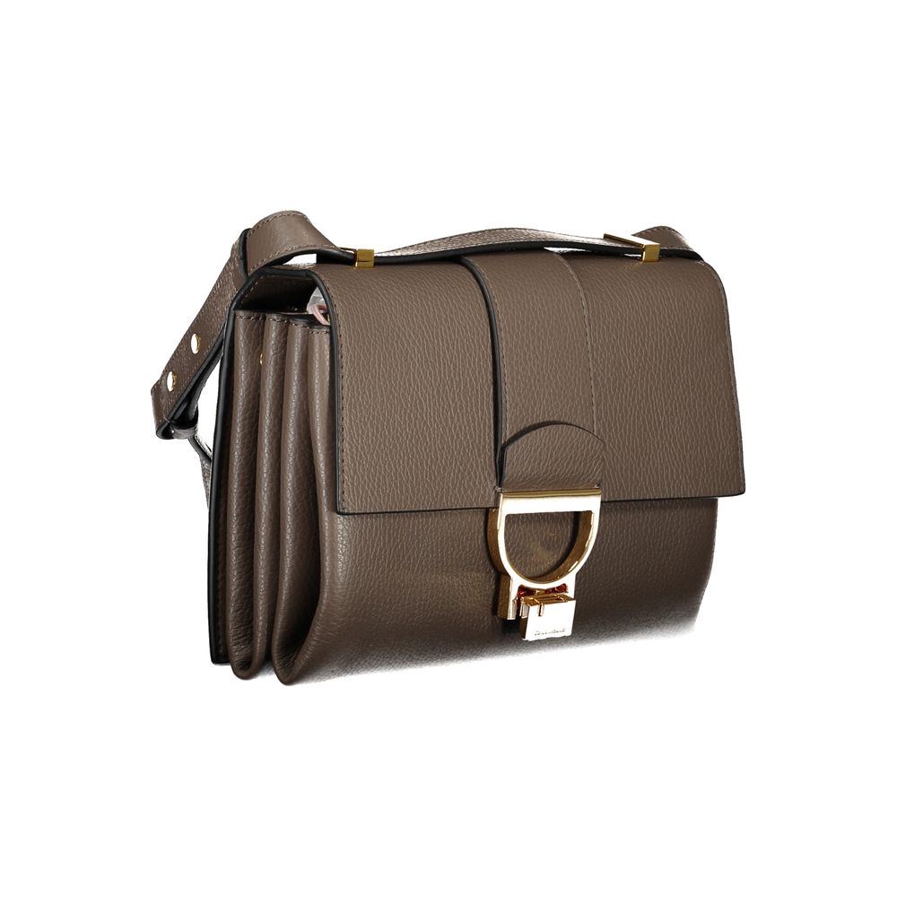 Coccinelle Brown Leather Handbag - Luksusmuotia Coccinelle - Tutustu YVES JAVANNI® 