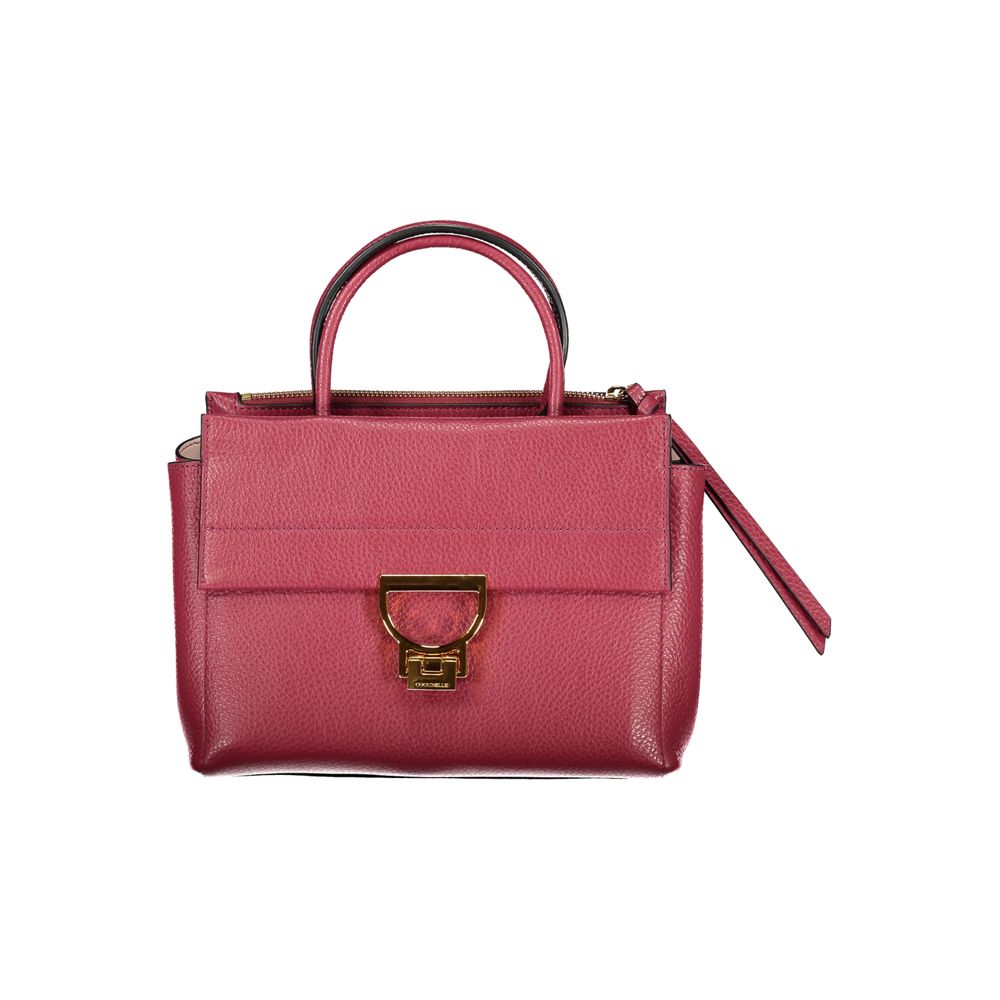 Coccinelle Red Leather Handbag - Luksusmuotia Coccinelle - Tutustu YVES JAVANNI® 