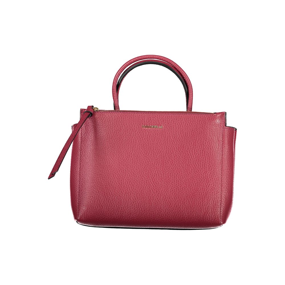 Coccinelle Red Leather Handbag - Luksusmuotia Coccinelle - Tutustu YVES JAVANNI® 