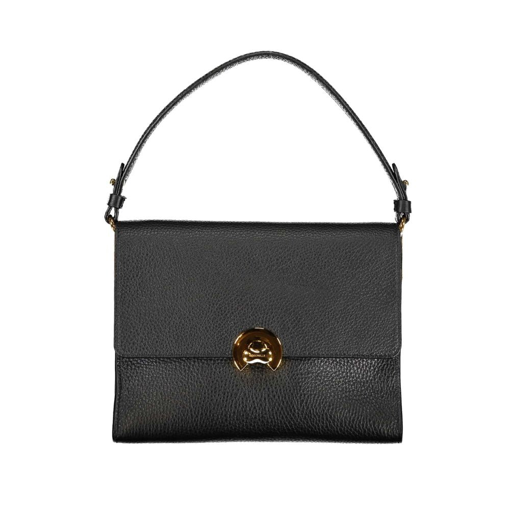 Coccinelle Black Leather Handbag - Luksuslaukut ja asusteet Coccinelle - Tutustu YVES JAVANNI® 