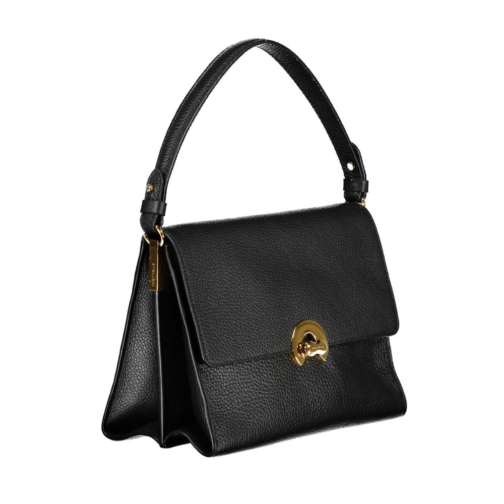 Coccinelle Black Leather Handbag - Luksusmuotia Coccinelle - Tutustu YVES JAVANNI® 