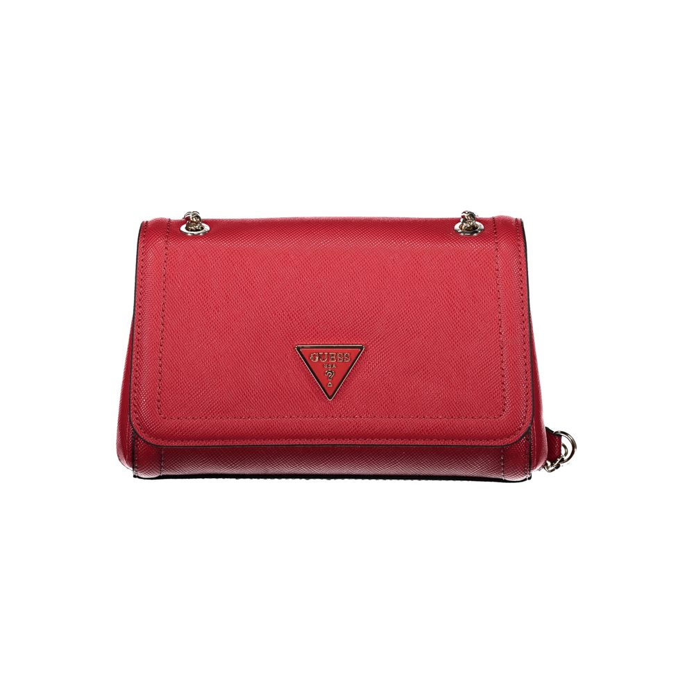 Guess Red Polyethylene Handbag - Luksusmuotia Guess Jeans - Tutustu YVES JAVANNI® 