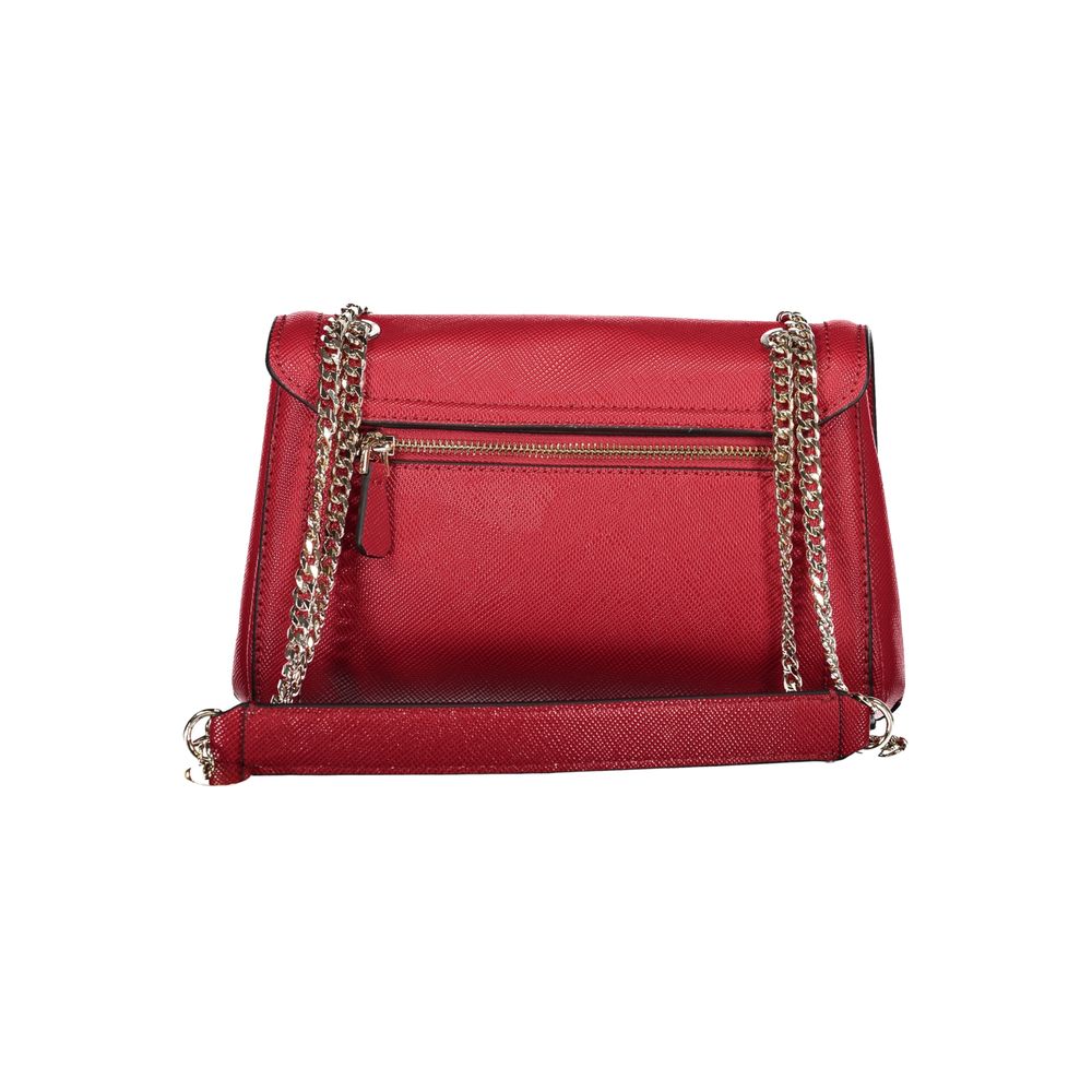 Guess Red Polyethylene Handbag - Luksusmuotia Guess Jeans - Tutustu YVES JAVANNI® 