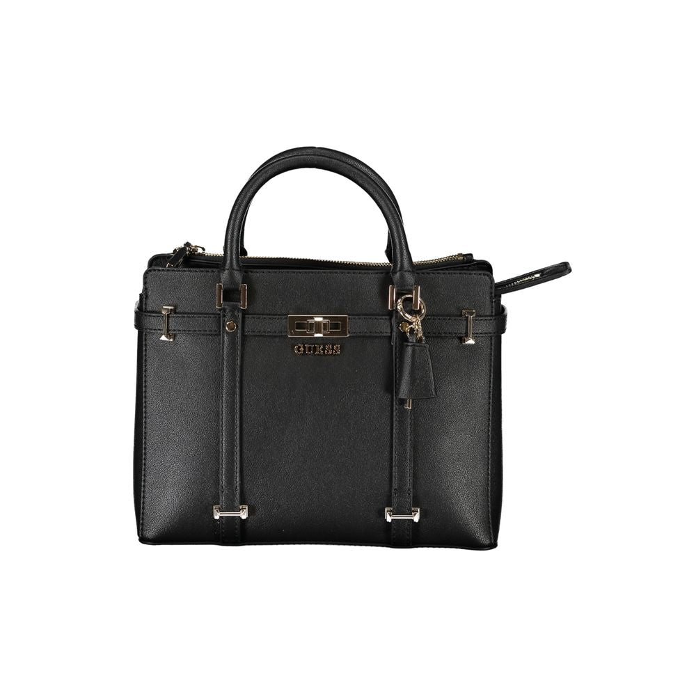 Guess Jeans Black Polyethylene Handbag - Luksusmuotia Guess Jeans - Tutustu YVES JAVANNI® 