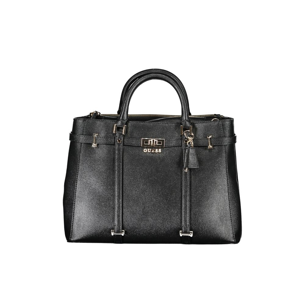 Guess Black Polyethylene Handbag - Luksusmuotia Guess Jeans - Tutustu YVES JAVANNI® 